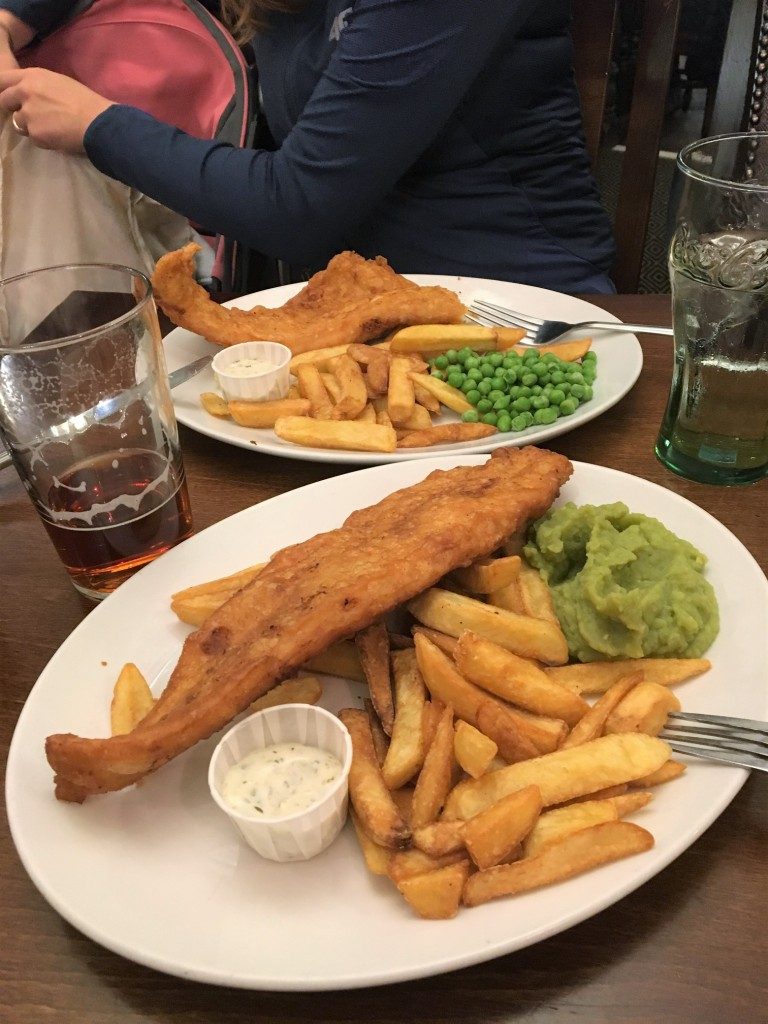 jedzenie w Londynie, fish&chips