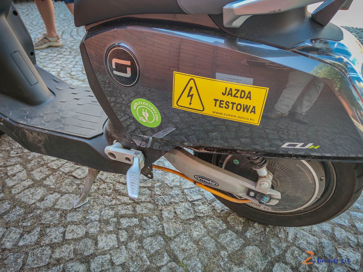 Skuter elektryczny Super Soco we Wrocławiu można wypożyczyć na jazdę testową