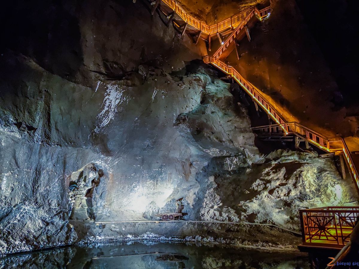 podziemne jeziora w Kopalni Soli w Wieliczce