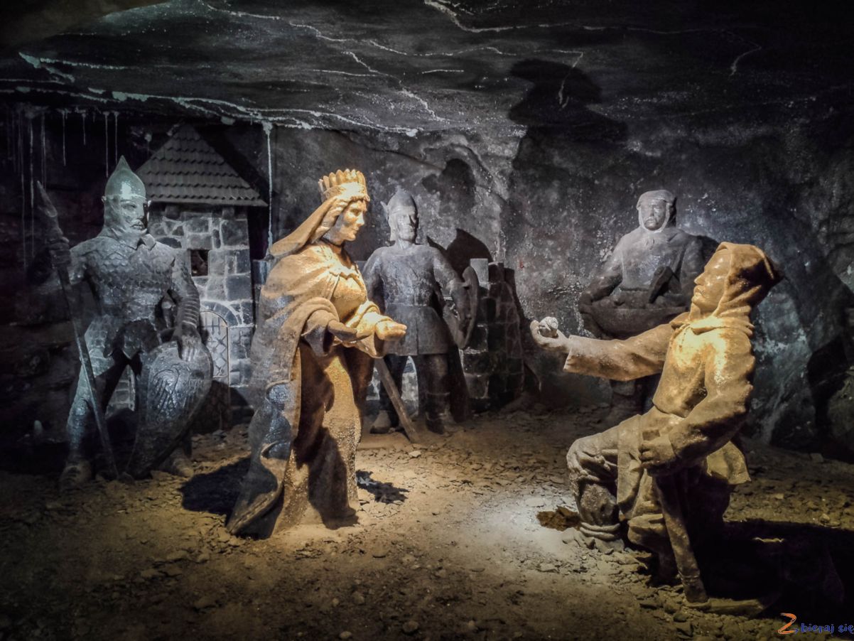 Kopalnia Wieliczka z dziećmi - św. Kinga