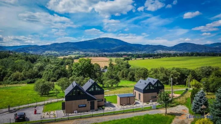 Beskid Sielski widok na Skrzyczne